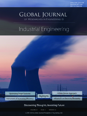 GJRE-G Industrial Engineering: Volume 23 Issue G3